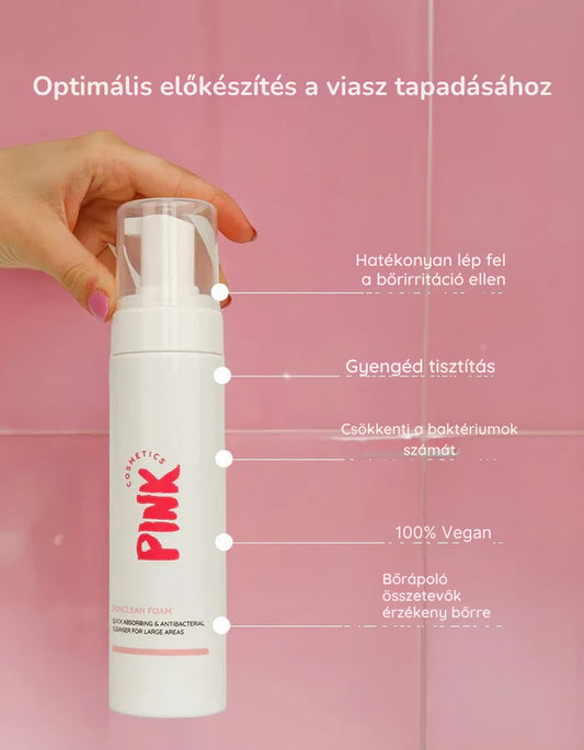SkinClean Foam – Gyantázás előtti tisztítóhab