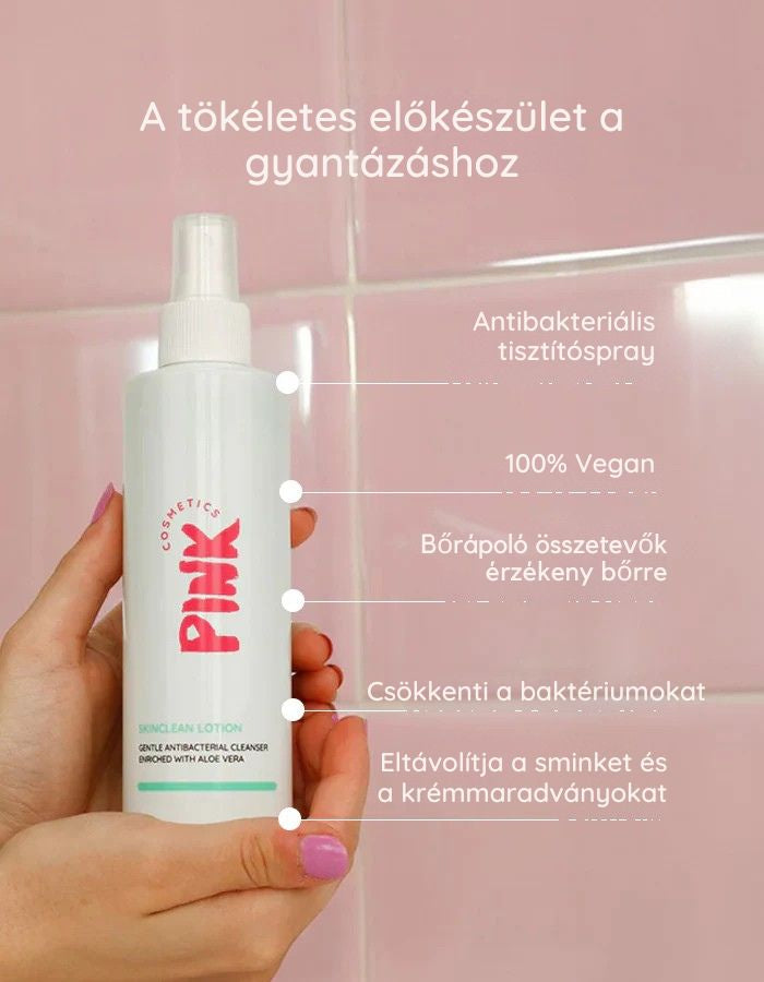 Bőr előkészítése waxoláshoz SkinClean Lotion használatával