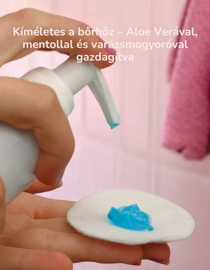 Bőrápolás mentollal és aloe verával gyantázás után