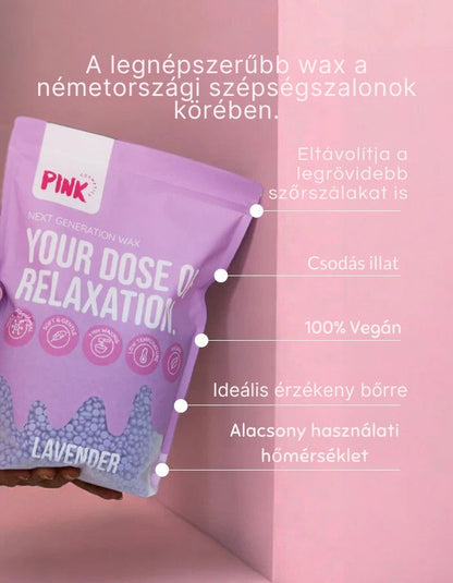 Pink Cosmetics Levendula wax csomagolás és termékbemutató
